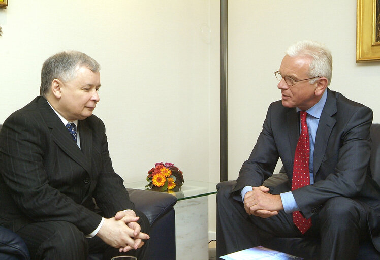 EP President meets with the Prime Minister of Poland.