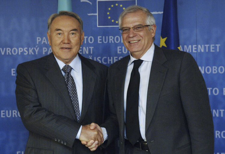 EP President, meets with the President of Kazakhstan in Brussels