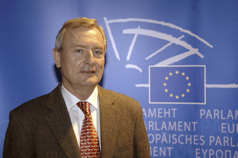 Portrait of MEP Harald ETTL in Brussels