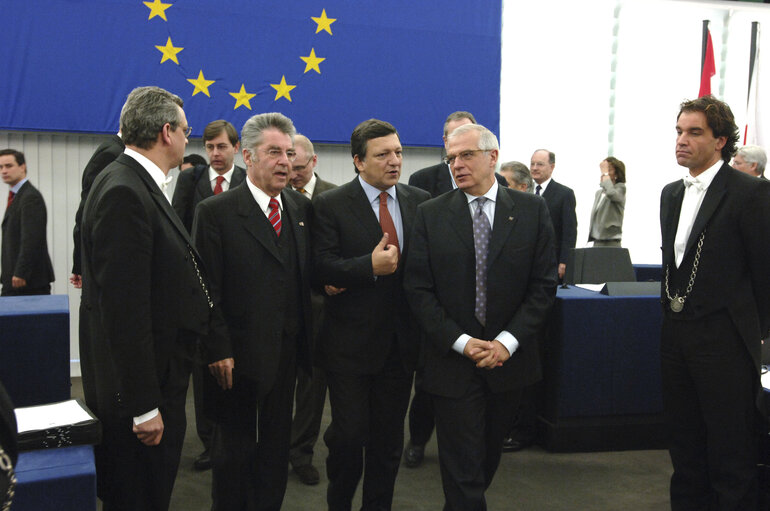 Fotó 21: Visit of the President of Austria to the EP in Strasbourg.