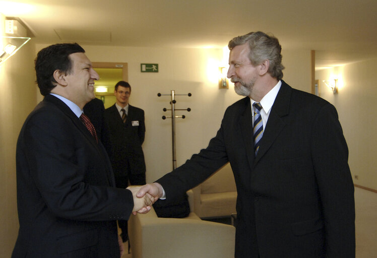 Foto 13: EC President meets with the principal opposition leader of Belarus.