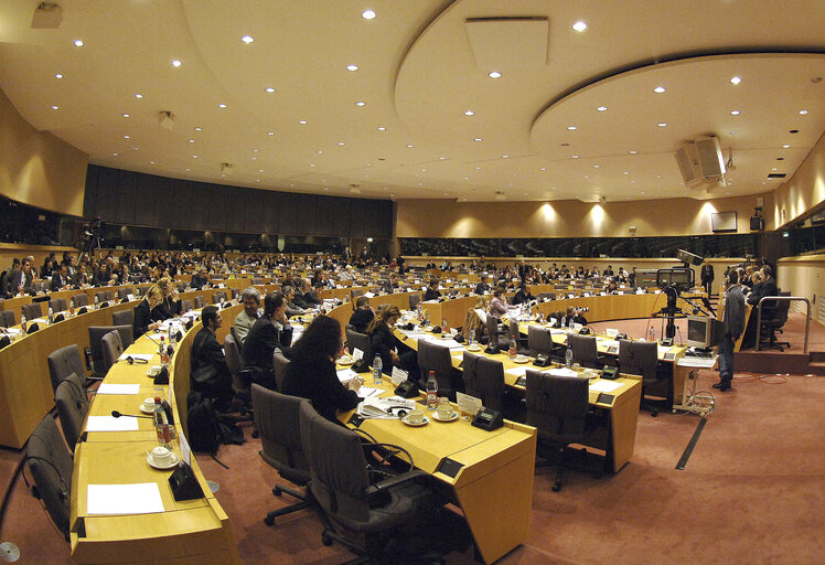 Foto 10: AFET committee meeting with the Secretary General of the League of Arab Nations.