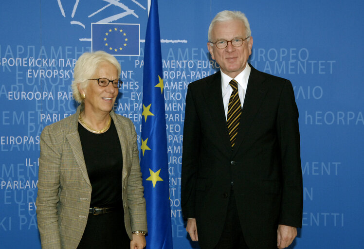 EP President meets with the Chief Prosecutor of the International Criminal Tribunal for the Former Yugoslavia ICTY.