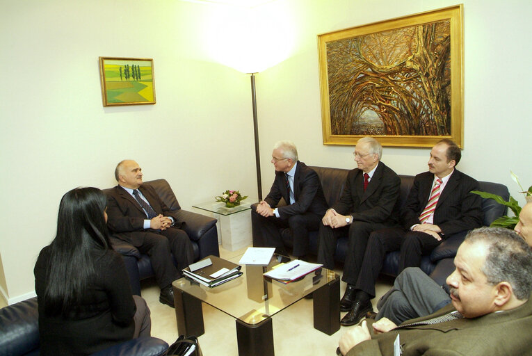 Fotografie 2: EP President meets with HRH Prince El Hassan bin Talal of Jordan in Brussels