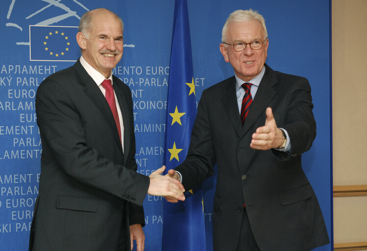 Zdjęcie 6: EP President meets with leader of PASOK, former Foreign Minister of Greece, in Brussels