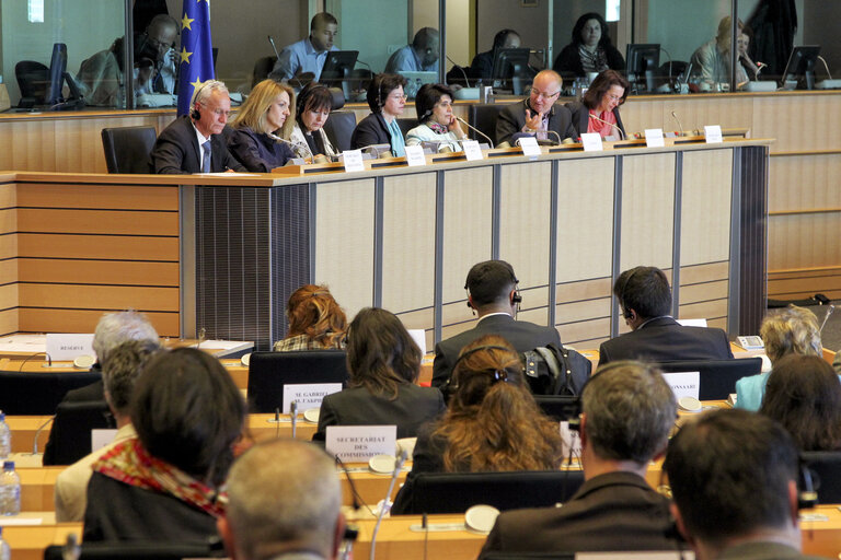 Fotografie 7: Joint hearing on the Implications of Climate Change on Human Rights, with presentation of a DROI study Human Rights and Climate Change: EU policy options. Exchange of views with Sakharov Winner 1994