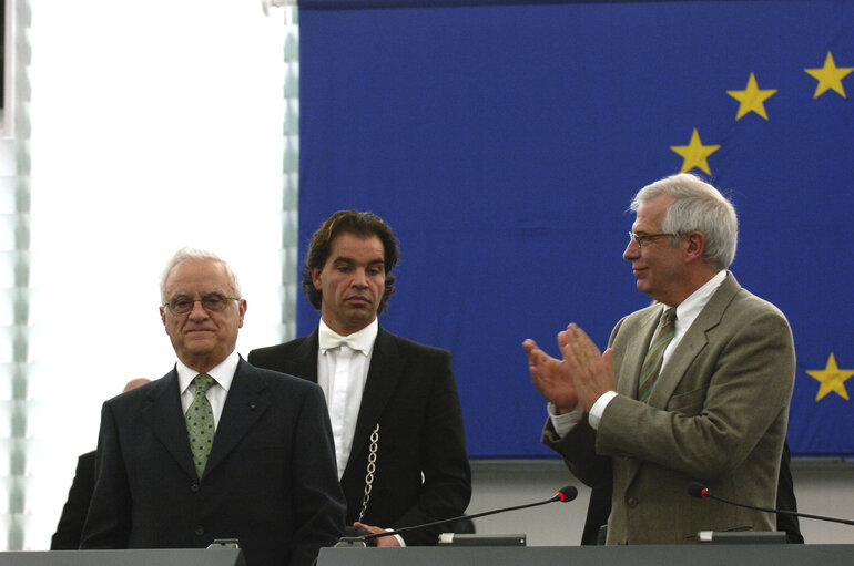 Φωτογραφία 11: Visit of the President of Malta to the EP in Strasbourg.