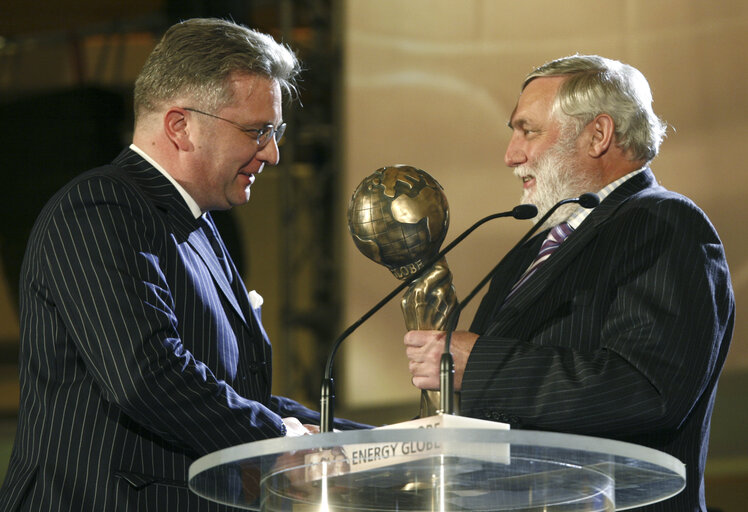 Fotografie 3: 2007 - Energy Globe Award ceremony at the EP in Brussels.