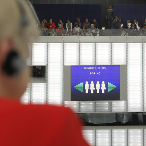 Photo 27: Plenary Session in Strasbourg - Week 46