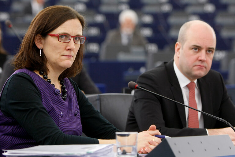 Foto 4: Plenary session - Outcome of the Swedish Presidency of the Council