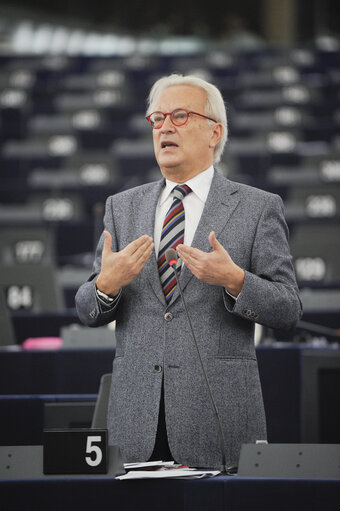 Foto 28: Plenary session in Strasbourg, week 46 - Situation of the Roma in Member States