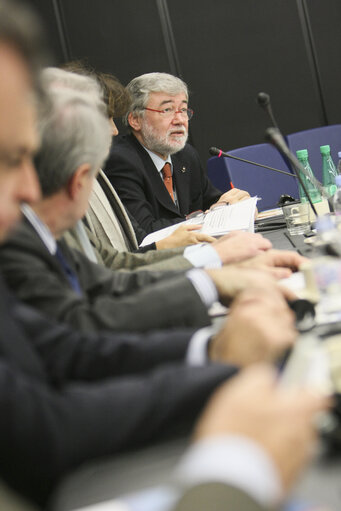 Fotó 1: MEPs and journalists.  EPIO Milan