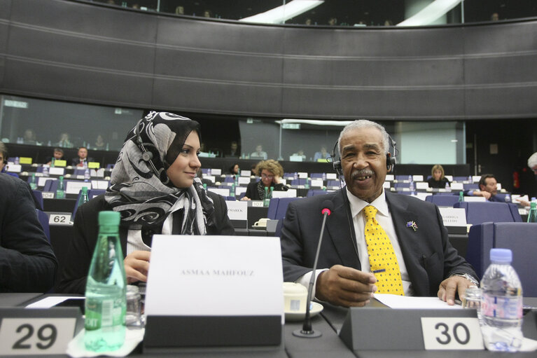 Photo 14: Sakharov Prize 2011. Arab Spring. Meetings with EPP GROUP