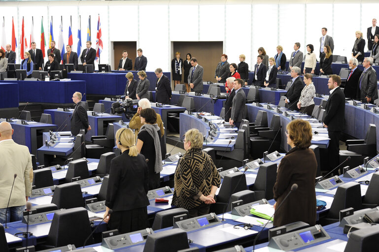 Opening plenary session in Strasbourg, week 46