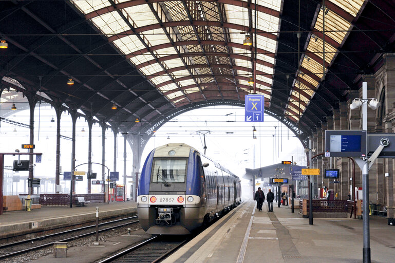 Fotografija 38: Railway station of Strasbourg