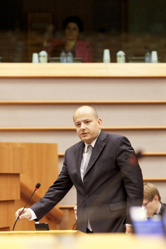 Photo 3: Meps in the hemicycle in Brussels, week 48 - Prepration for the European Council