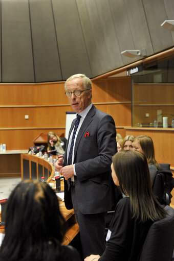 MEP Gunnar HOKMARK meets a group