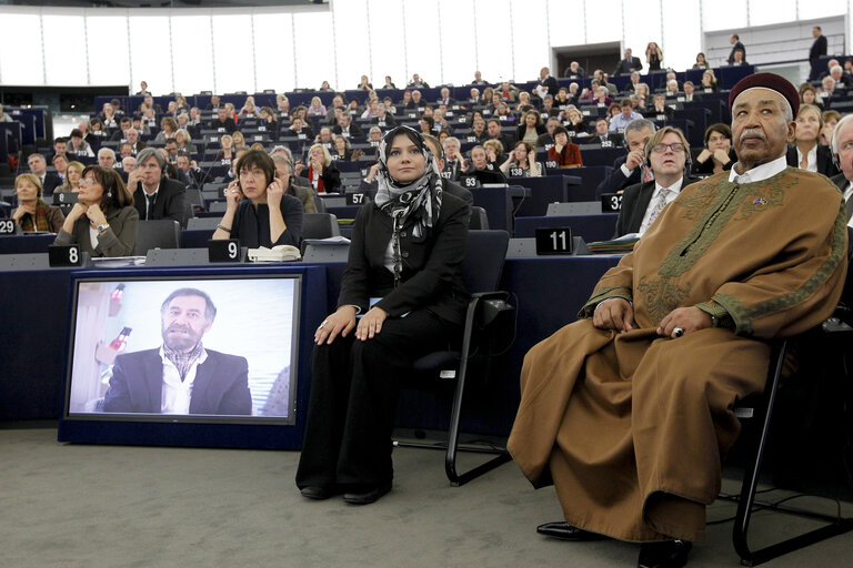 Suriet 7: Sakharov Prize 2011: Presentation of the 2011 Sakharov Prize  on behalf of the Arab Spring