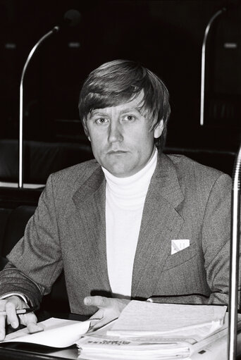 Fotografija 2: The delegue Lothar IBRUGGER during a session in Luxembourg in October 1978.