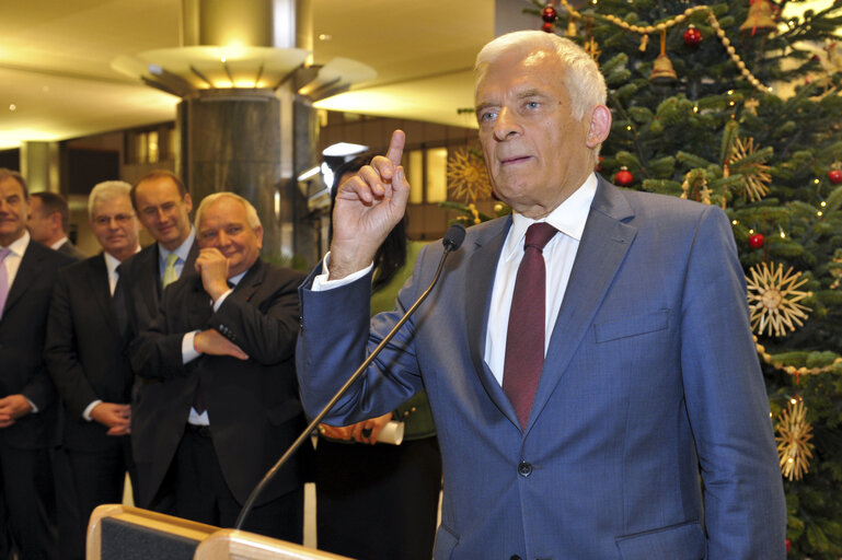 Reception of an Austrian Christmas tree