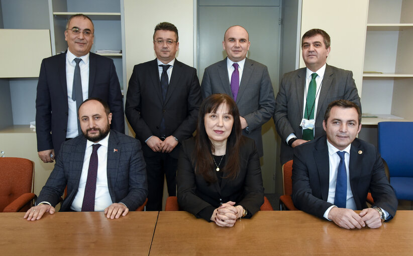 Fotografija 4: Bulgarian MEPs of the ALDE group meet with a delegation in Strasbourg