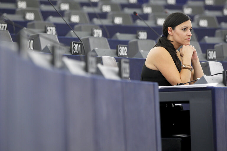 Billede 3: MEPs during plenary session in Strasbourg, week 39