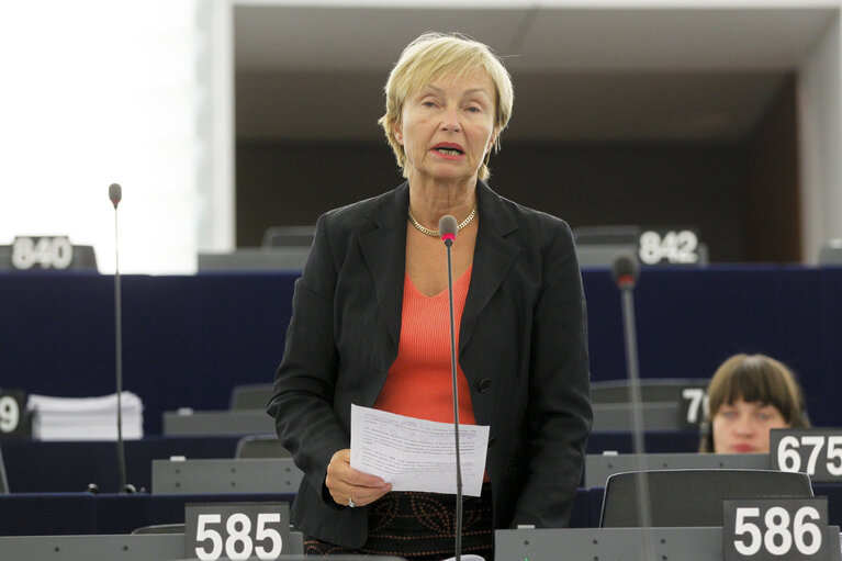 Billede 43: MEPs during plenary session in Strasbourg, week 39