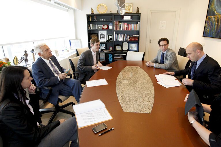 Fotografia 1: Meeting between EP President and Vice-Minister of Economy of Poland