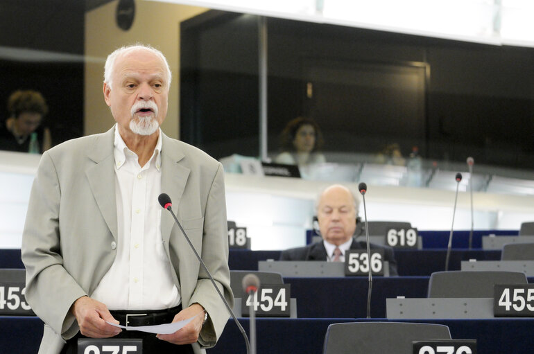 MEPs during the Plenary Session in Strasbourg - week 37  - Famine in East Africa