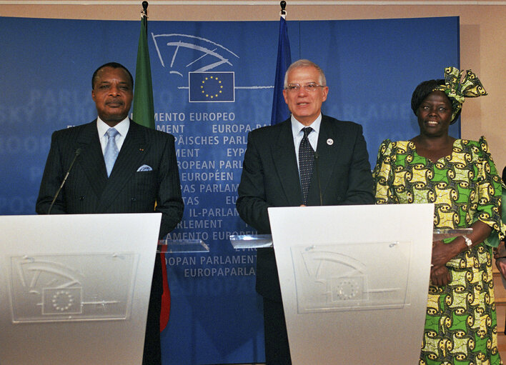 Wangari MAATHAI, 2004 Nobel Peace Prize Winner at The European Parliament