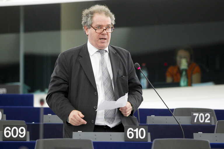 Billede 20: MEPs during plenary session in Strasbourg, week 39