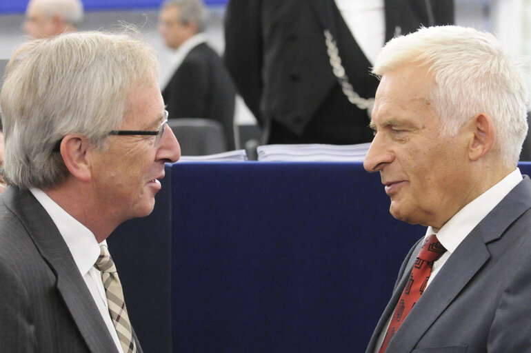 Fotografija 25: Plenary Session in Strasbourg - Week 39 - Question hour with the President of the Eurogroup and Prime Minister of Luxembourg