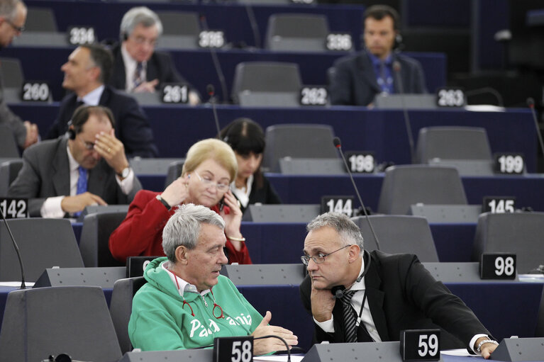 Fotografija 3: Plenary Session in Strasbourg - Week 43