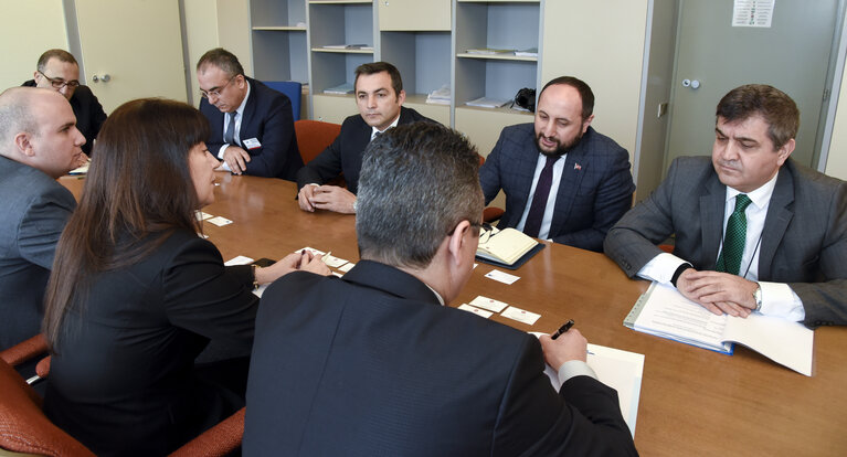 Bulgarian MEPs of the ALDE group meet with a delegation in Strasbourg