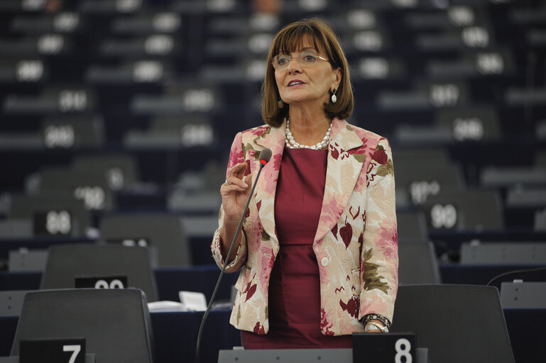 Photo 37: MEP in Plenary session in Strasbourg - week 39