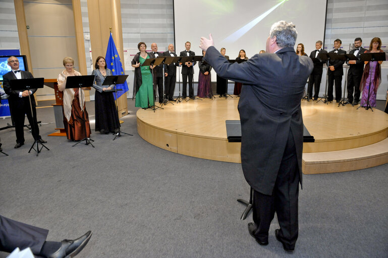 Fotografie 4: Opening of the Tribute to Hevelius exhibition.