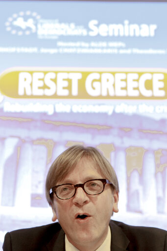 Suriet 8: ALDE seminar - Reset Greece - Rebuilding the economy after the crisis