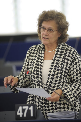 Fotografija 45: MEPs during Plenary Session in Strasbourg - Week 37