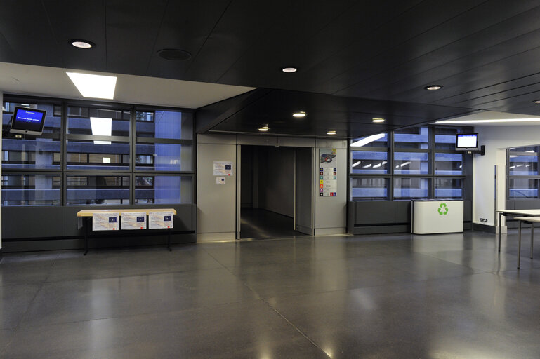 Illustration - Exhibition space at the EP in Strasbourg