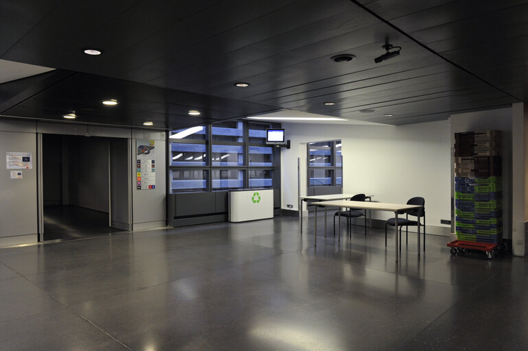 Fotografie 8: Illustration - Exhibition space at the EP in Strasbourg