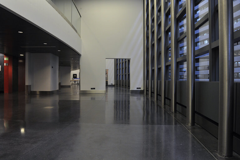 Valokuva 14: Illustration - Exhibition space at the EP in Strasbourg