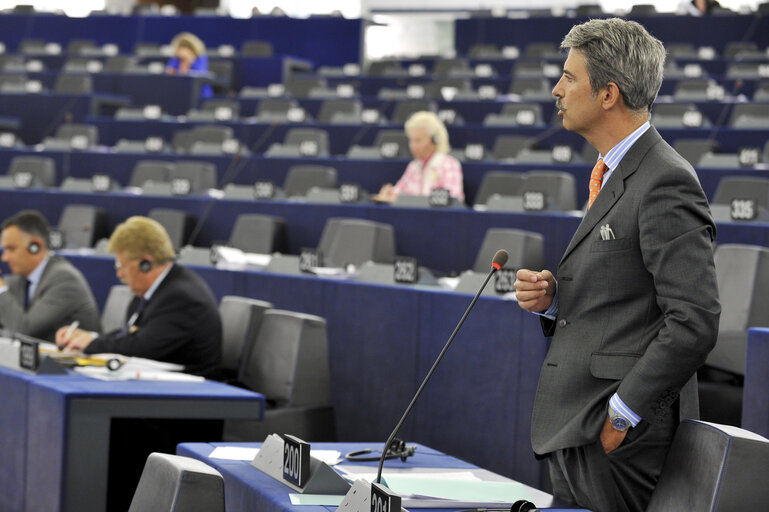 Foto 24: Mep at the Plenary Session in Strasbourg, week 37