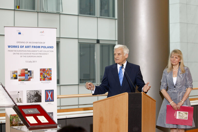 Φωτογραφία 5: Opening ceremony - rotating exhibition of works on the occasion of the Polish Presidency of the EU