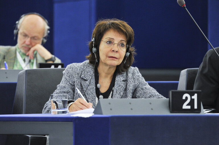 Fotó 18: Hemicycle during the Plenary Session in Strasbourg - Week 27 - Scheme for food distribution to the most deprived persons in the Union