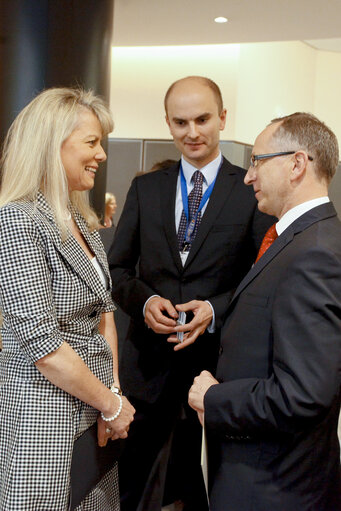 Φωτογραφία 25: Opening ceremony - rotating exhibition of works on the occasion of the Polish Presidency of the EU