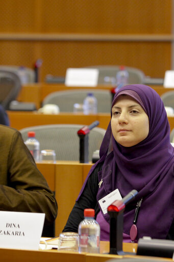 Photo 9: Study Visit to EP of Egyptian political activists.