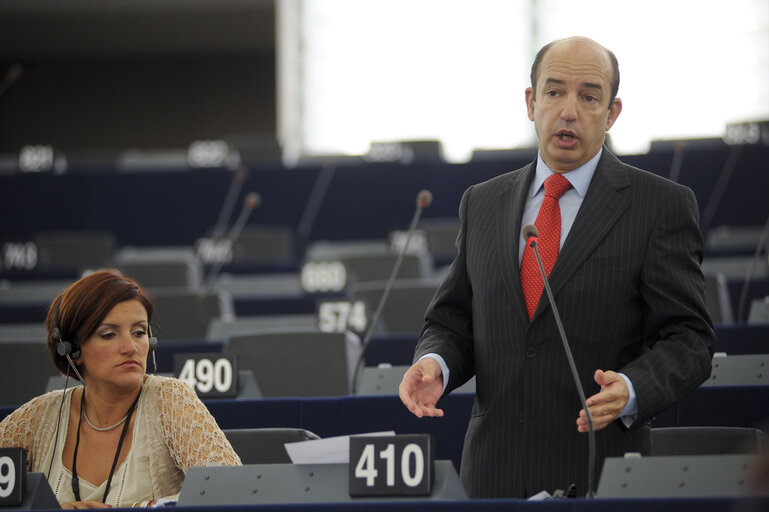 Fotografija 19: MEPs during Plenary Session in Strasbourg - Week 37