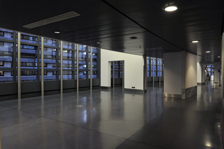 Fotografie 9: Illustration - Exhibition space at the EP in Strasbourg