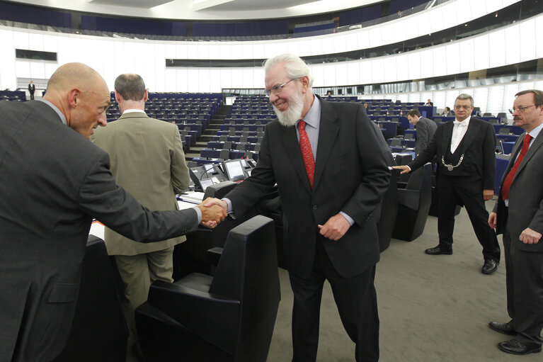 Extraordinary meeting of the Conference of Presidents open to all Members with Director-General of the International Labour Organization. Plenary Session week 37