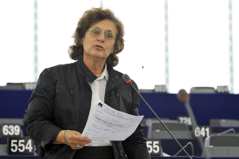 Foto 4: Mep at the Plenary Session in Strasbourg, week 37